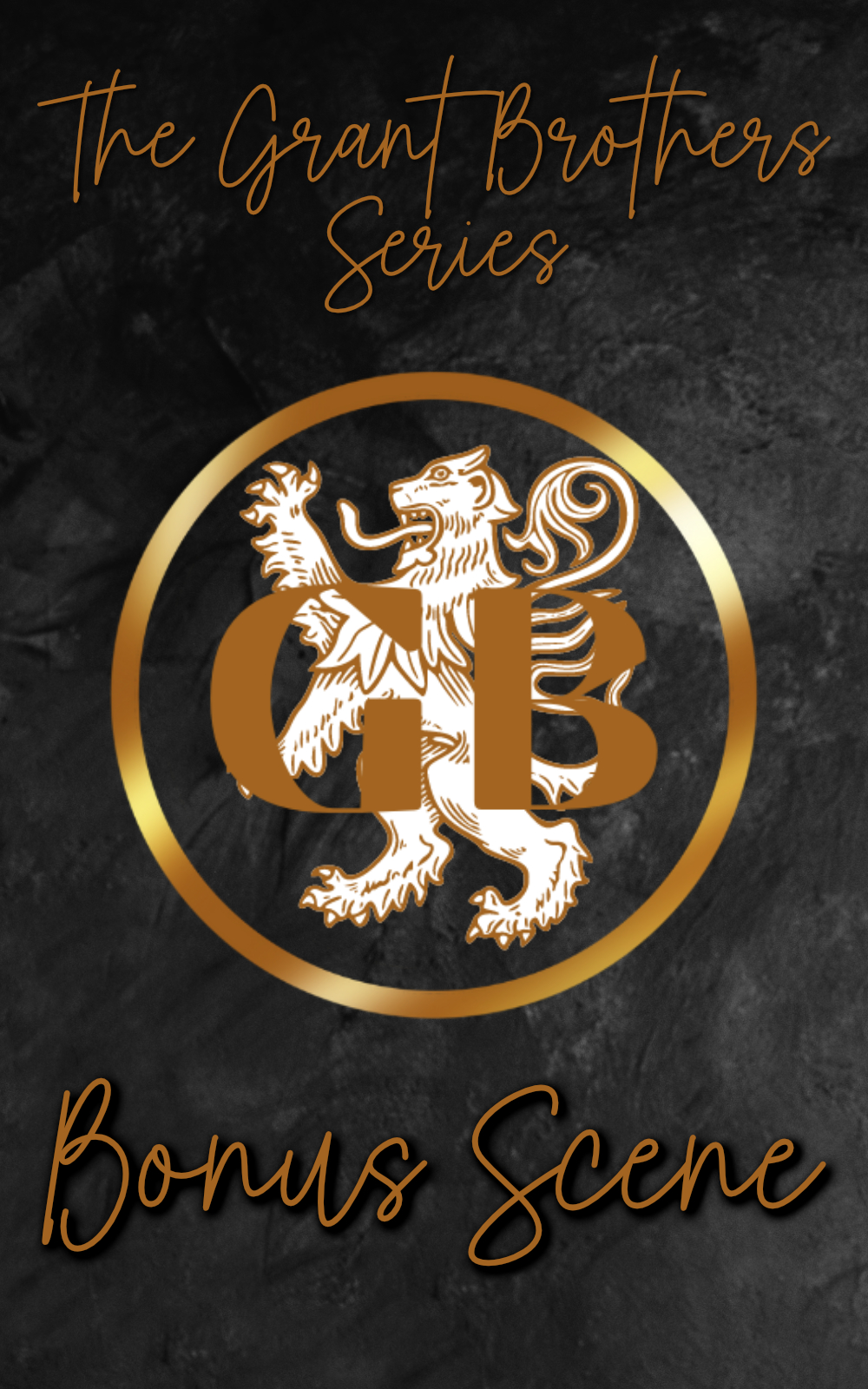 Dark Textured background with Gold GB emblem